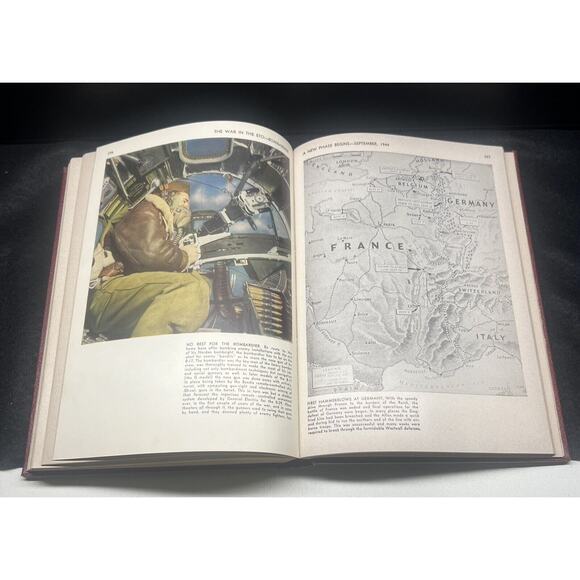 Vintage 1954 Veterans of Foreign Wars Book‎ Pictorial Volume 1 History WW 2 - Picture 7 of 8